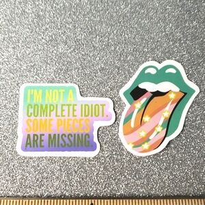 10/$10 WATERPOOF Sticker Sarcasm